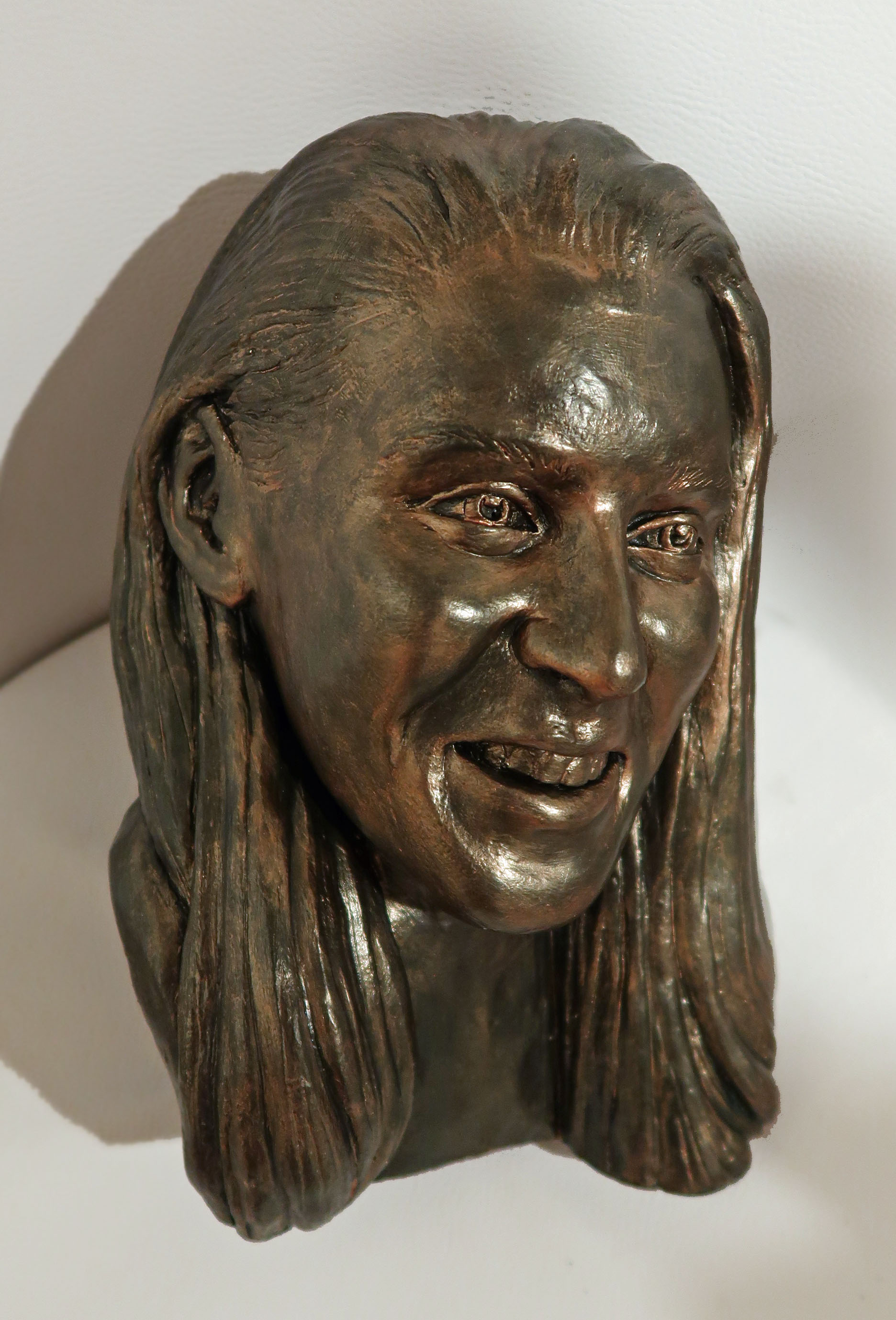 Portrait bust sculpture